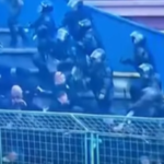 Manijaci nisu htjeli ukloniti transparent, policija ušla među navijače Želje