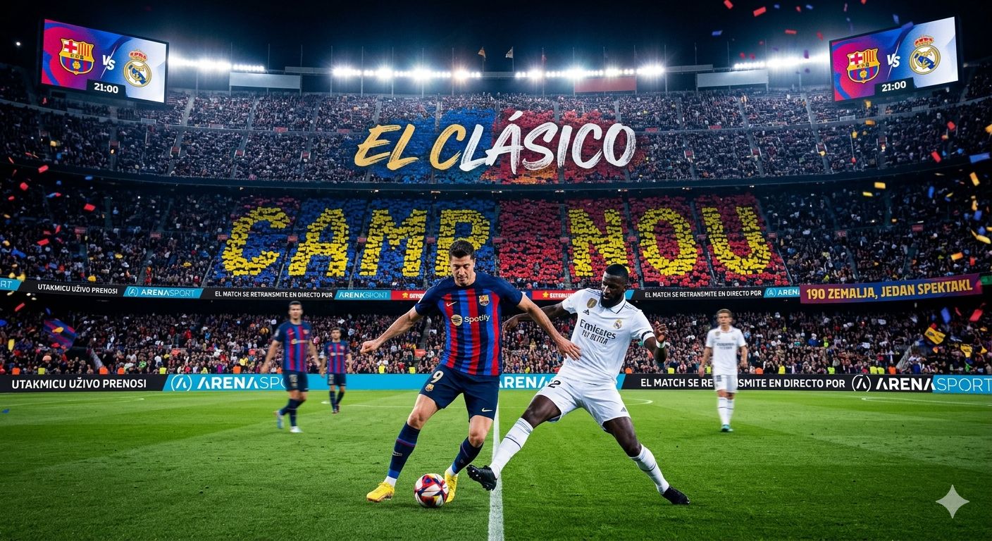 Gdje gledati Barca - Real? Spektakl koji čeka 190 država, samo pet zemalja ostaje u mraku