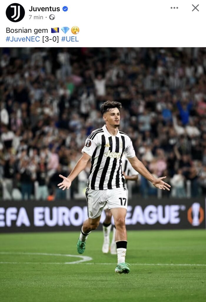 BOSNO, BUDI PONOSNA: Juventus sa samo dvije riječi opisao Alajbegovića!