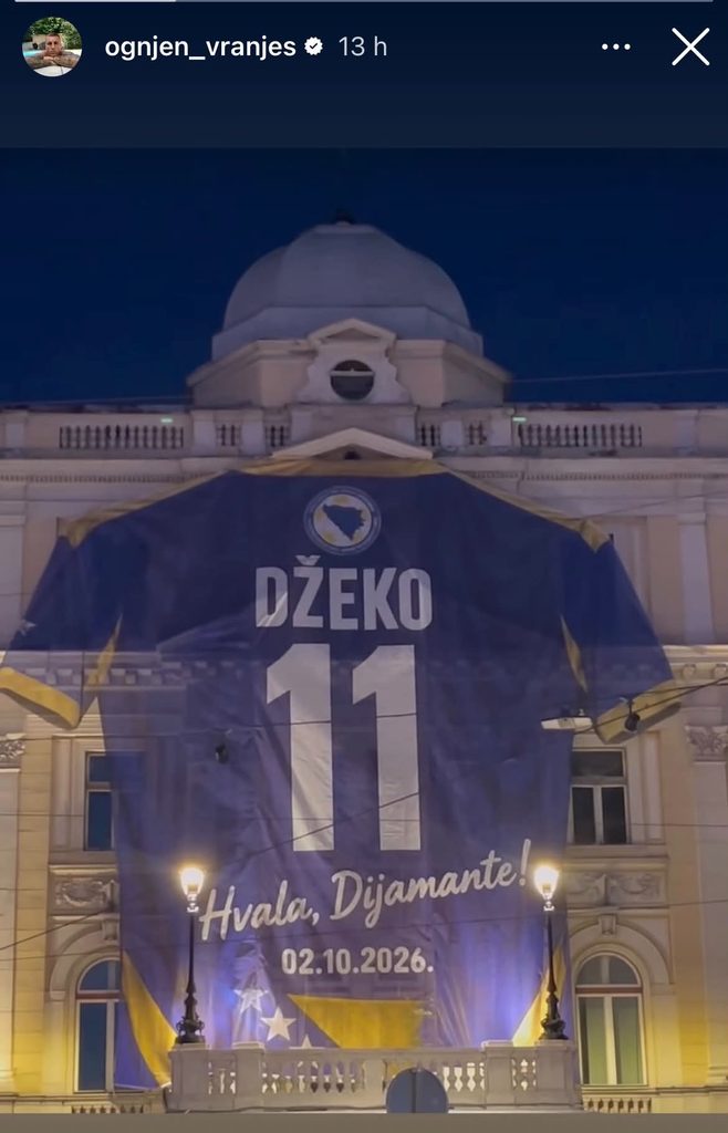 Ognjen Vranješ se oglasio zbog Edina Džeke